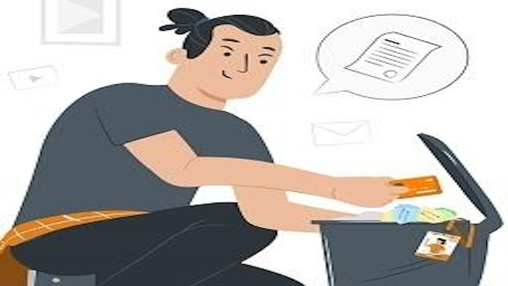 Estafa «dumpster diving»