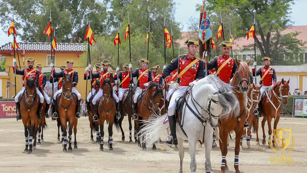 Desfile de la Unidad de Caballería