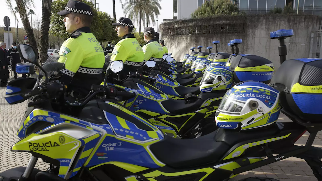 Unidad de Motoristas de la Policía Local de Sevilla