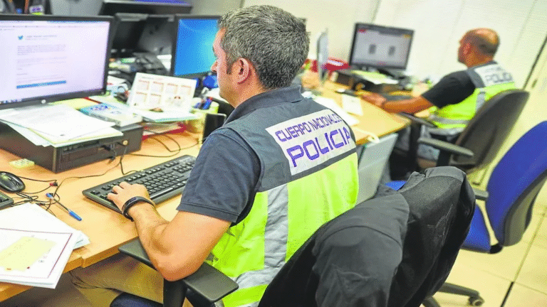 Policias de la Unidad de Delitos Tecnológicos