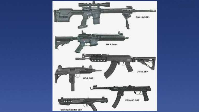 Armas prohibidas