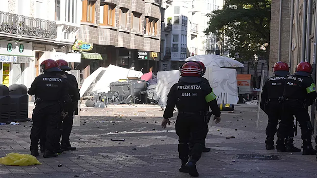 Manifestacion en Vitoria