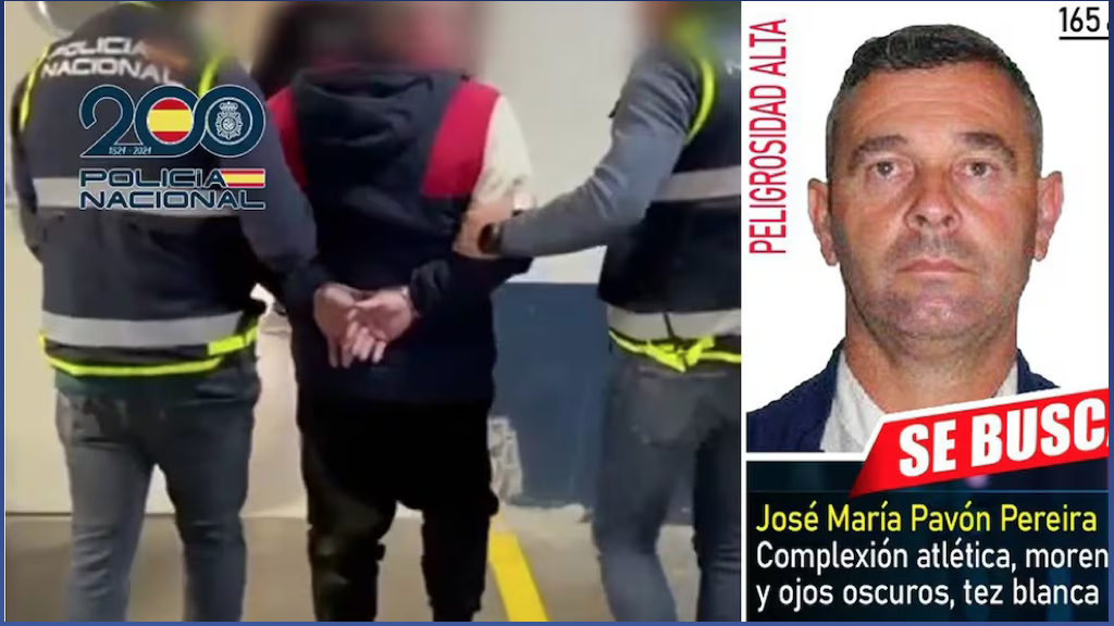 Detenido un de los 10 fugitivos más buscados por la Policía Nacional.