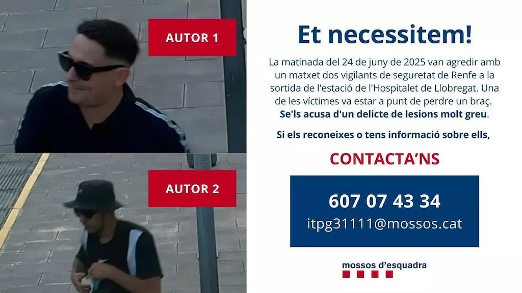 Ataque a dos vigilantes de Renfe