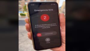 Activación de la función SOS en el móvil