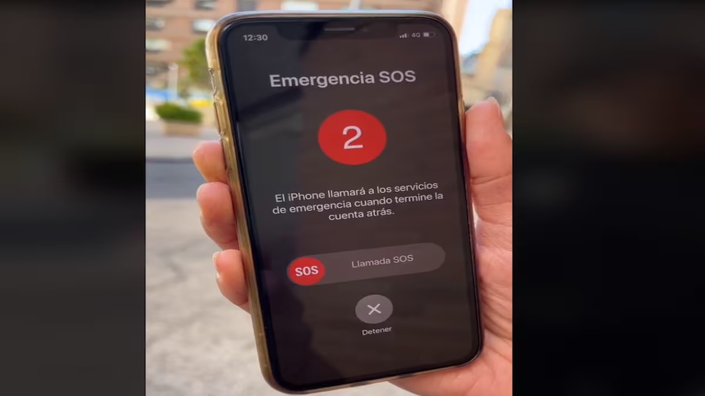 Activación de la función SOS en el móvil