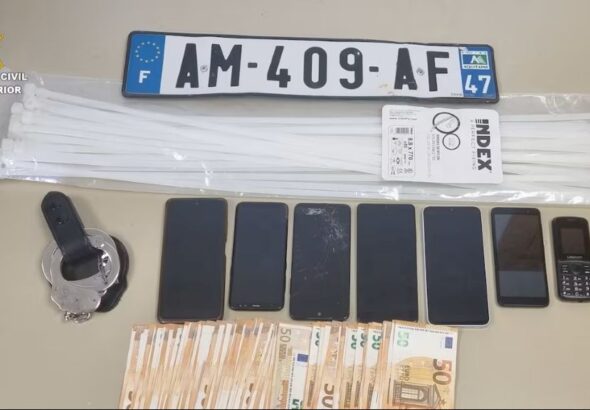 Detenidos 4 presuntos autores de un robo con violencia mediante el método del 'Policía Full'