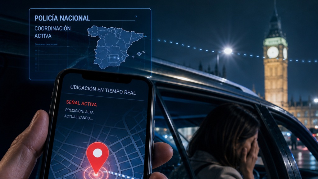 Liberada una mujer en Londres gracias a la activación de la localización en su movil.