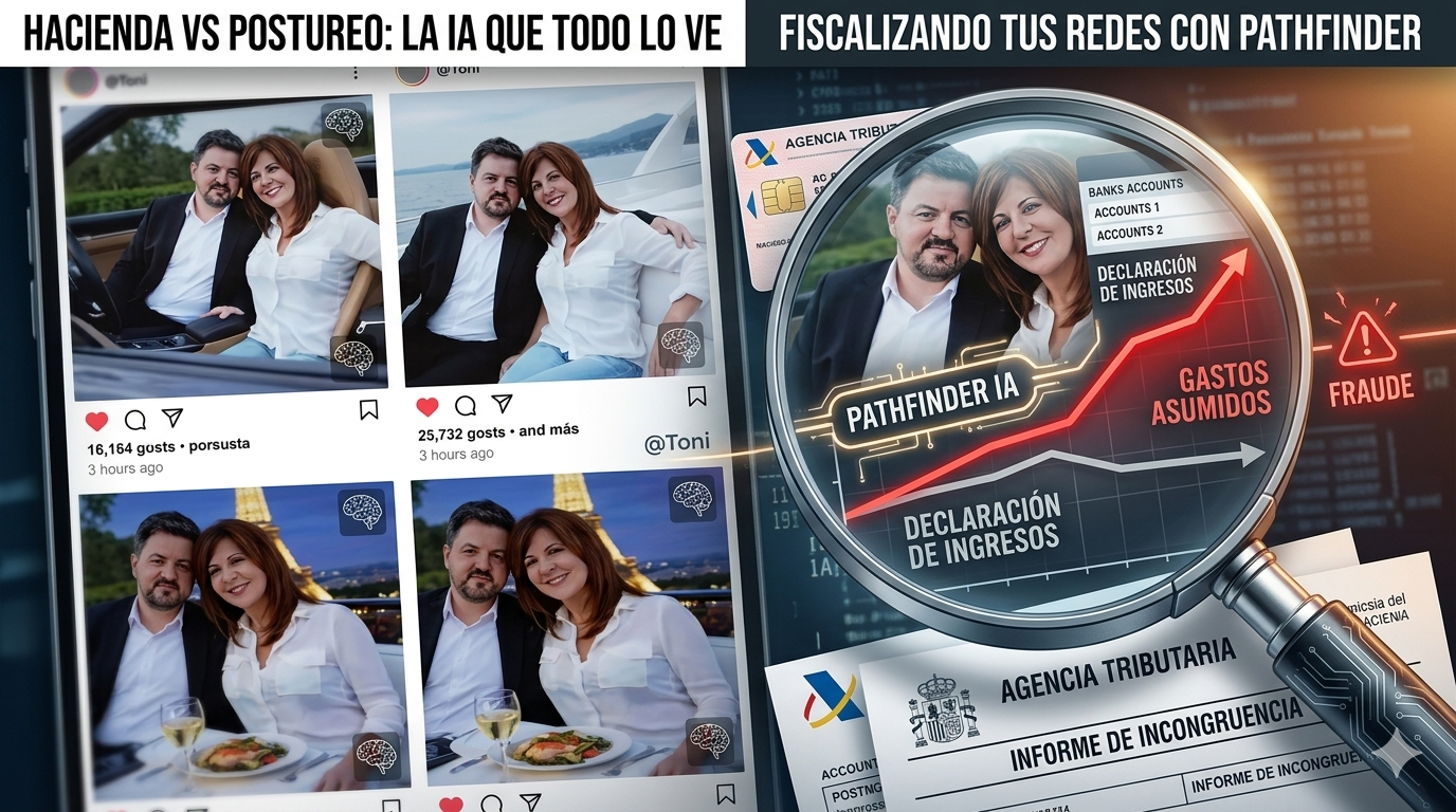 Hacienda nos puede dar un susto con lo que publicamos en redes.
