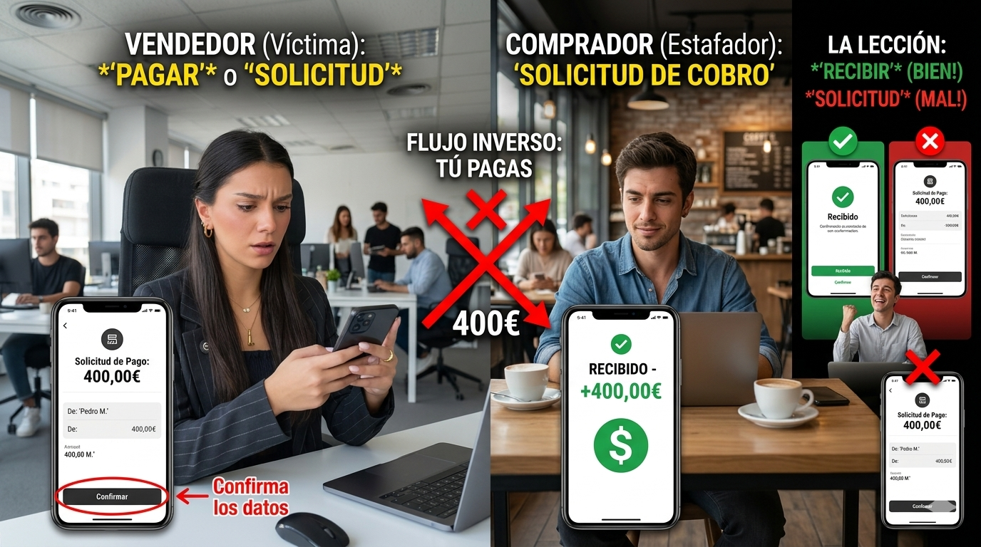 Nueva estafa: bizum inverso