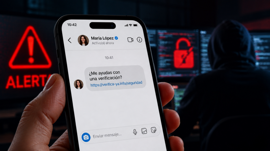 Nuevo engaño para quitarte una cuenta de Instagram.