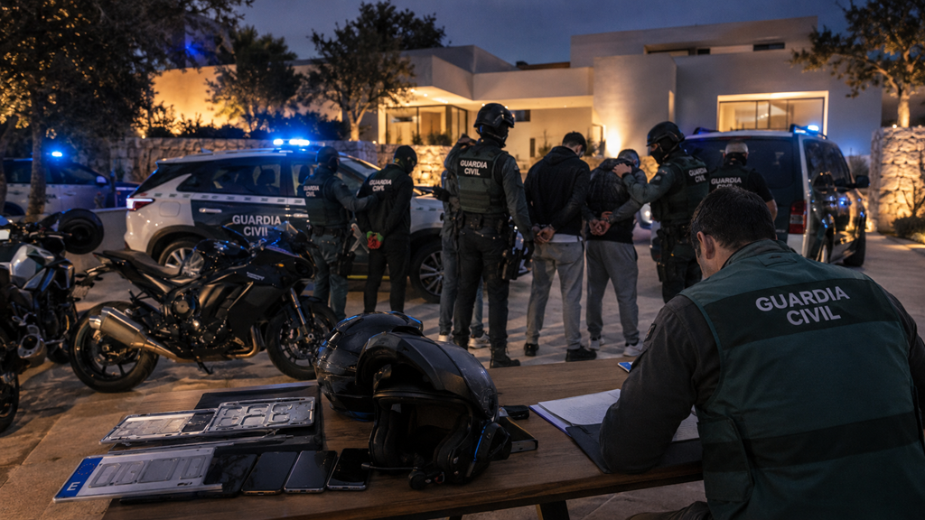 Detenidos en Ibiza cuatro miembros de una banda italiana dedicada a robar relojes de lujo