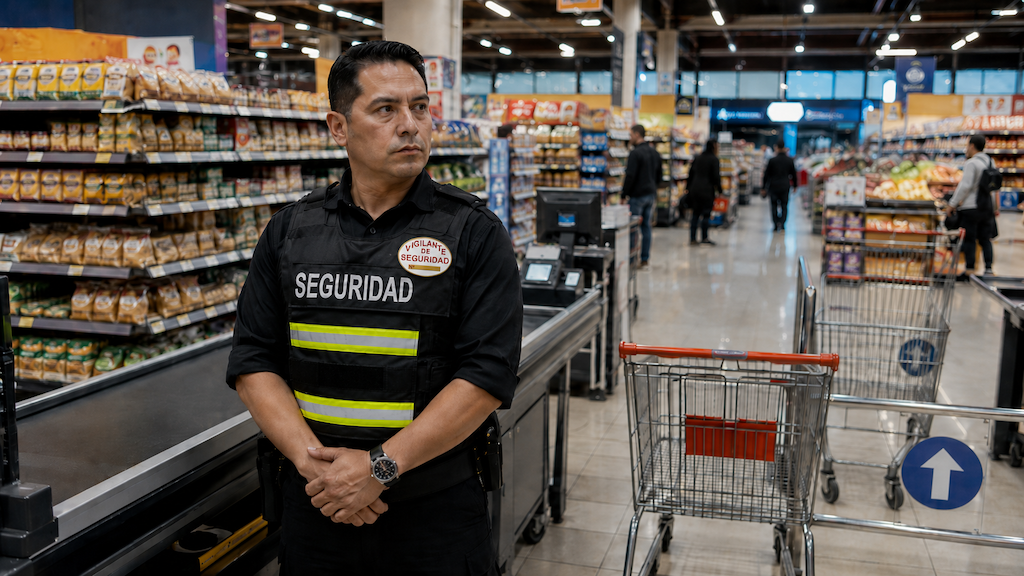 Un hombre de 34 años fue interceptado en un supermercado de Deusto después de golpear en la cara a uno de los vigilantes que lo sorprendieron sustrayendo productos.