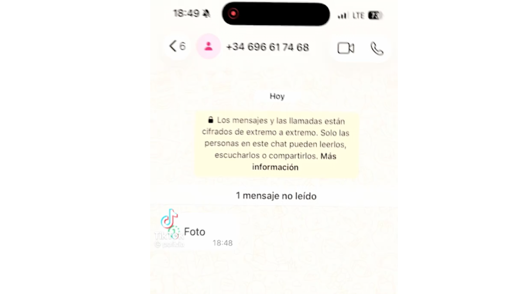 Estafa de WhatsApp con fotos de una sola visualización