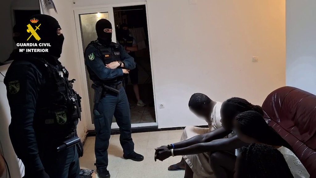 Operación Jabany de la Guardia Civil contra la explotación sexual de menores tuteladas en Gran Canaria.