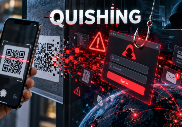 Quishing con códigos QR utilizado en campañas de phishing