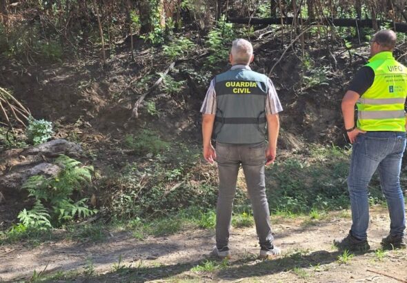 Incendio de Calvos de Randín investigado con drones por la Xunta